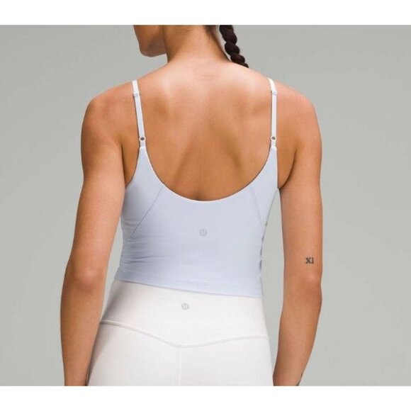 lululemon athletica Tops - Lululemon Align Cropped Cami Tank Top 6 Blue Windmill *Light Support EUC Nulu